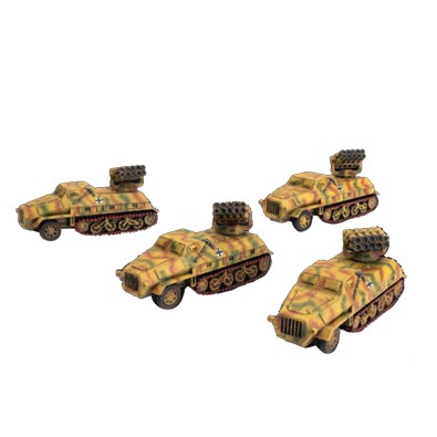 Flames Of War Panzerwerfer 42 Battery (x4) (Exp)