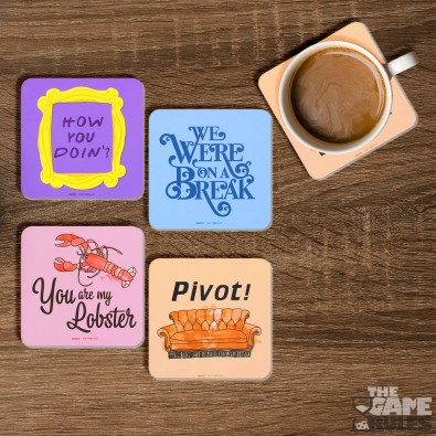 Friends: Quotes - Σετ Σουβέρ (x4)