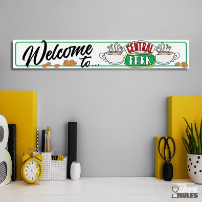 Friends: Welcome to Central Perk - Ξύλινη Πινακίδα Friends: Welcome to Central Perk - Ξύλινη Πινακίδα