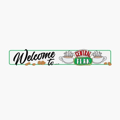 Friends: Welcome to Central Perk - Ξύλινη Πινακίδα Friends: Welcome to Central Perk - Ξύλινη Πινακίδα