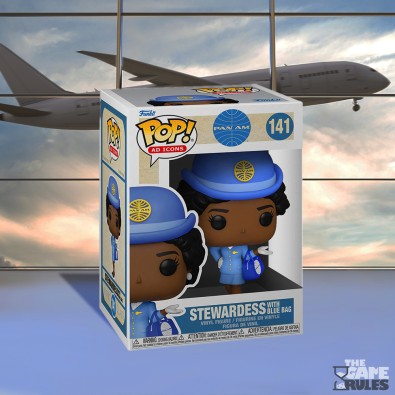 Funko POP! Ad Icons: Pan Am - Stewardess with Blue Bag (141) Funko POP! Ad Icons: Pan Am - Stewardess with Blue Bag (141)