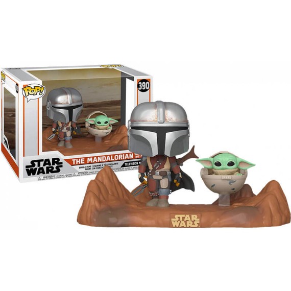 Funko POP! Moment: Mandalorian - Mandalorian & Child (390)