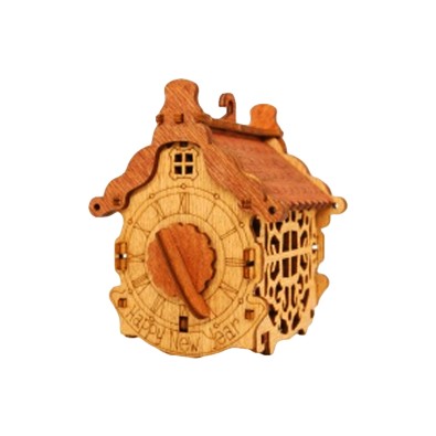 Gift Puzzlebox - Wooden Gift Vault - New Year Tree