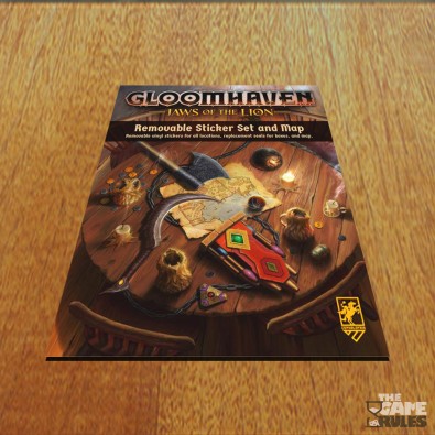 Gloomhaven: Jaws of the Lion Removable Sticker Set & Map