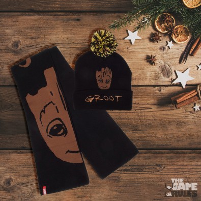 Marvel: Guardians Of The Galaxy - Groot Σκούφος & Κασκόλ