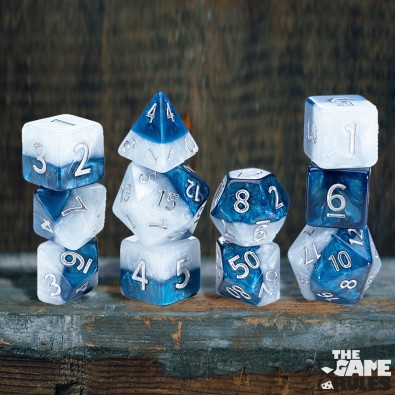 Halfsies Dice - Police Box (10 Dice Set)
