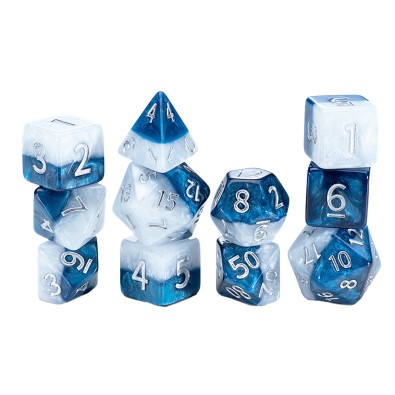 Halfsies Dice - Police Box (10 Dice Set)