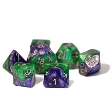 Halfsies Dice Joker - Upgraded Dice Case (7 Polyhedral Dice Set)