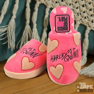 DC: Harley Quinn - Cosy Hearts Ροζ Παντόφλες (38-41)