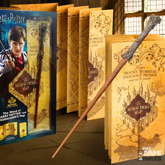 Harry Potter - Harry Potter's Wand and Marauders Map (Μαγικό Ραβδί και Χάρτης)