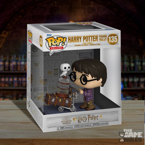 Funko POP! Deluxe: Harry Potter - Harry Pushing Trolley (135)