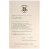 Harry Potter - Harry Potter's Hogwarts Acceptance Letter Tea Towel Set