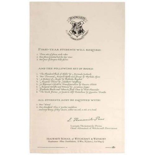 Harry Potter - Harry Potter's Hogwarts Acceptance Letter Tea Towel Set
