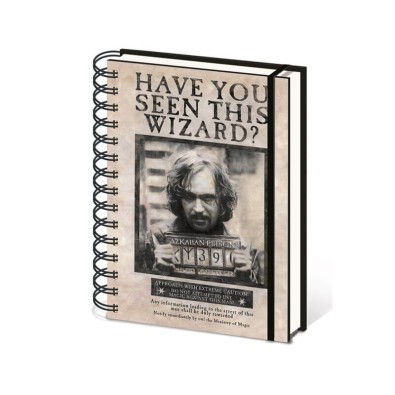Harry Potter: Wanted Sirius Black - A5 Σπιράλ Τετράδιο Harry Potter: Wanted Sirius Black - A5 Σπιράλ Τετράδιο