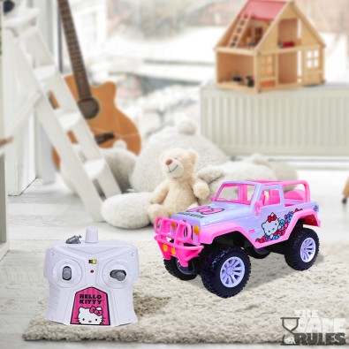 Hello Kitty RC Jeep Wrangler (1:16) Hello Kitty RC Jeep Wrangler (1:16)