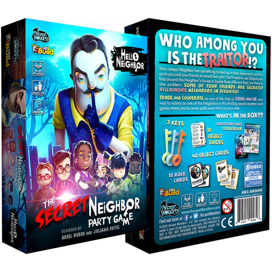 the secret neighbor party game