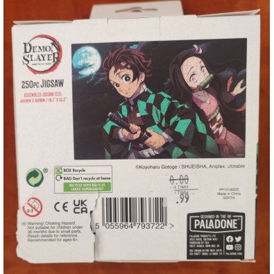 Demon Slayer - Puzzle - 250pc- Damaged
