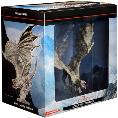 D&D Icons of the Realms Miniatures: Adult White Dragon Premium Figure D&D Icons of the Realms Miniatures: Adult White Dragon Premium Figure