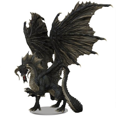 D&D Icons of the Realms Premium Figures: Adult Black Dragon D&D Icons of the Realms Premium Figures: Adult Black Dragon