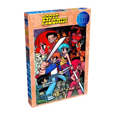 Scott Pilgrim #4 Colorful Collage - Παζλ - 1000pc