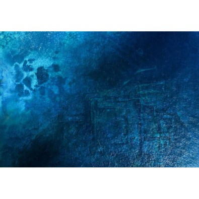 Kraken Wargames Gaming Mat: Deep Blue (183x92cm)