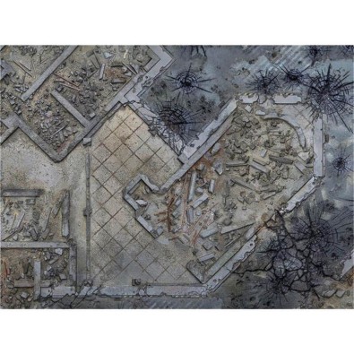 Kraken Wargames Gaming Mat: Warzone City Kill Team and Warcry (76x56cm)