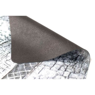 Kraken Wargames Gaming Mat: Winter Cobblestone City (183x122cm)