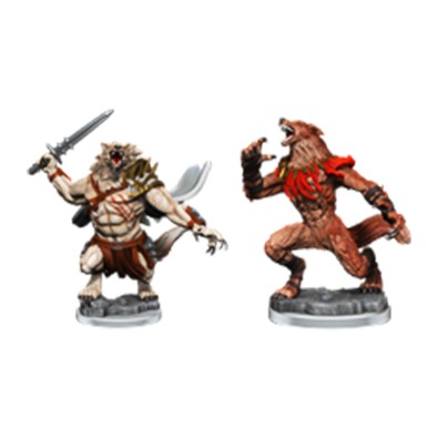 Magic: The Gathering Unpainted Miniatures - Arlinn Kord & Tovolar