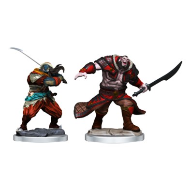 Magic: The Gathering Unpainted Miniatures - Zurgo Helmsmasher & Unyielding Krumar