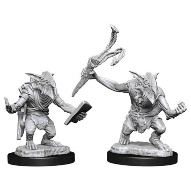 Magic the Gathering Unpainted Miniatures: Goblin Guide & Goblin Bushwhacker Magic the Gathering Unpainted Miniatures: Goblin Guide & Goblin Bushwhacker