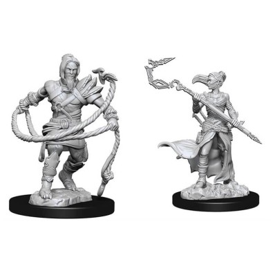Magic the Gathering Unpainted Miniatures: Stoneforge Mystic & Kor Hookmaster (Fighter,Rogue,Wizard)