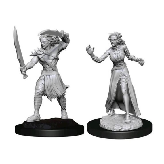 Magic the Gathering Unpainted Miniatures: Vampire Lacerator & Vampire Hexmage