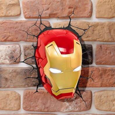 Marvel: Iron Man - 3D Φωτιστικό Τοίχου