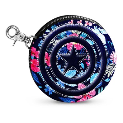 Marvel Bloom Captain America - Στρογγυλό Μίνι Πορτοφόλι Marvel Bloom Captain America - Στρογγυλό Μίνι Πορτοφόλι
