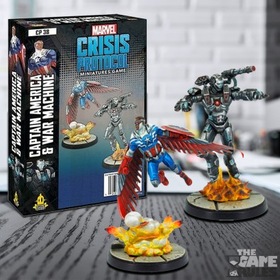 Marvel: Crisis Protocol Miniatures Game: Captain America & War Machine (Exp) Marvel: Crisis Protocol Miniatures Game: Captain America & War Machine (Exp)