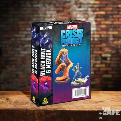 Marvel: Crisis Protocol Miniatures Game: Black Bolt & Medusa (Exp) Marvel: Crisis Protocol Miniatures Game: Black Bolt & Medusa (Exp)