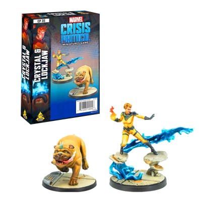 Marvel: Crisis Protocol Miniatures Game: Crystal & Lockjaw (Exp) Marvel: Crisis Protocol Miniatures Game: Crystal & Lockjaw (Exp)