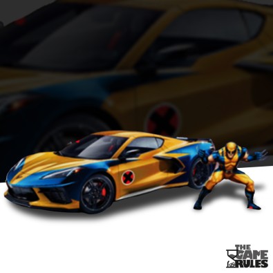 Marvel X-Men Wolverin Chevy Corvette (1:24) Marvel X-Men Wolverin Chevy Corvette (1:24)
