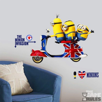 Minions: Η Ταινία - Αυτοκόλλητο Τοίχου Minions: Η Ταινία - Αυτοκόλλητο Τοίχου