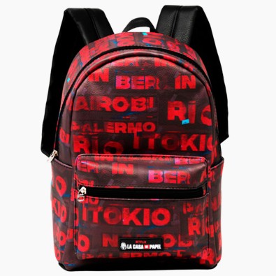 Money Heist: Cities - Fashion Σακίδιο Πλάτης (Backpack) Money Heist: Cities - Fashion Σακίδιο Πλάτης (Backpack)