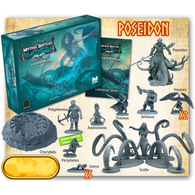 Mythic Battles: Pantheon - Poseidon - EN/FR Mythic Battles: Pantheon - Poseidon - EN/FR