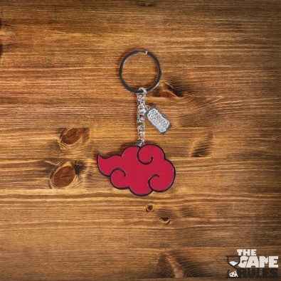 Naruto Shippuden: Akatsuki Symbol - Μεταλλικό Μπρελόκ