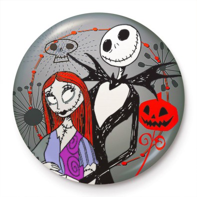 Nightmare before Christmas: Jack & Sally - Κονκάρδα Nightmare before Christmas: Jack & Sally - Κονκάρδα