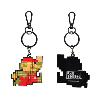Nintendo: Super Mario 8Bit - Λαστιχένιο Μπρελόκ
