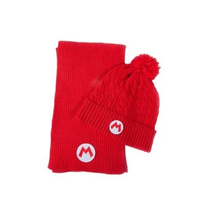 Nintendo: Super Mario Badge - Σκούφος & Κασκόλ