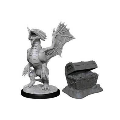 D&D Nolzur's Marvelous Miniatures - Bronze Dragon Wyrmling & Pile of Sea found Treasure D&D Nolzur's Marvelous Miniatures - Bronze Dragon Wyrmling & Pile of Sea found Treasure