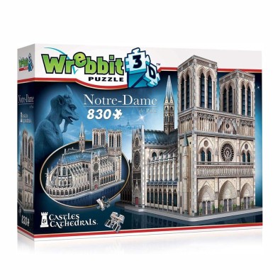 Παναγία των Παρισίων - 3D Παζλ - 830pc Παναγία των Παρισίων - 3D Παζλ - 830pc