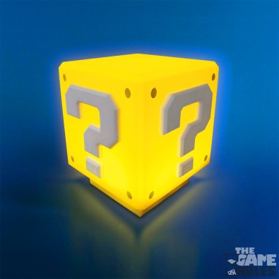 Super Mario: Question Block (Old-School) - Φωτιστικό Super Mario: Question Block (Old-School) - Φωτιστικό