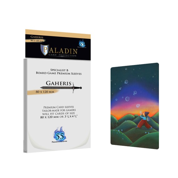 Paladin Sleeves - Gaheris Premium Specialist B 80x120mm (55 Sleeves)