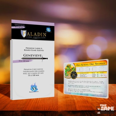 Paladin Sleeves - Genevieve Premium Large A 75x110mm (55 Sleeves)
